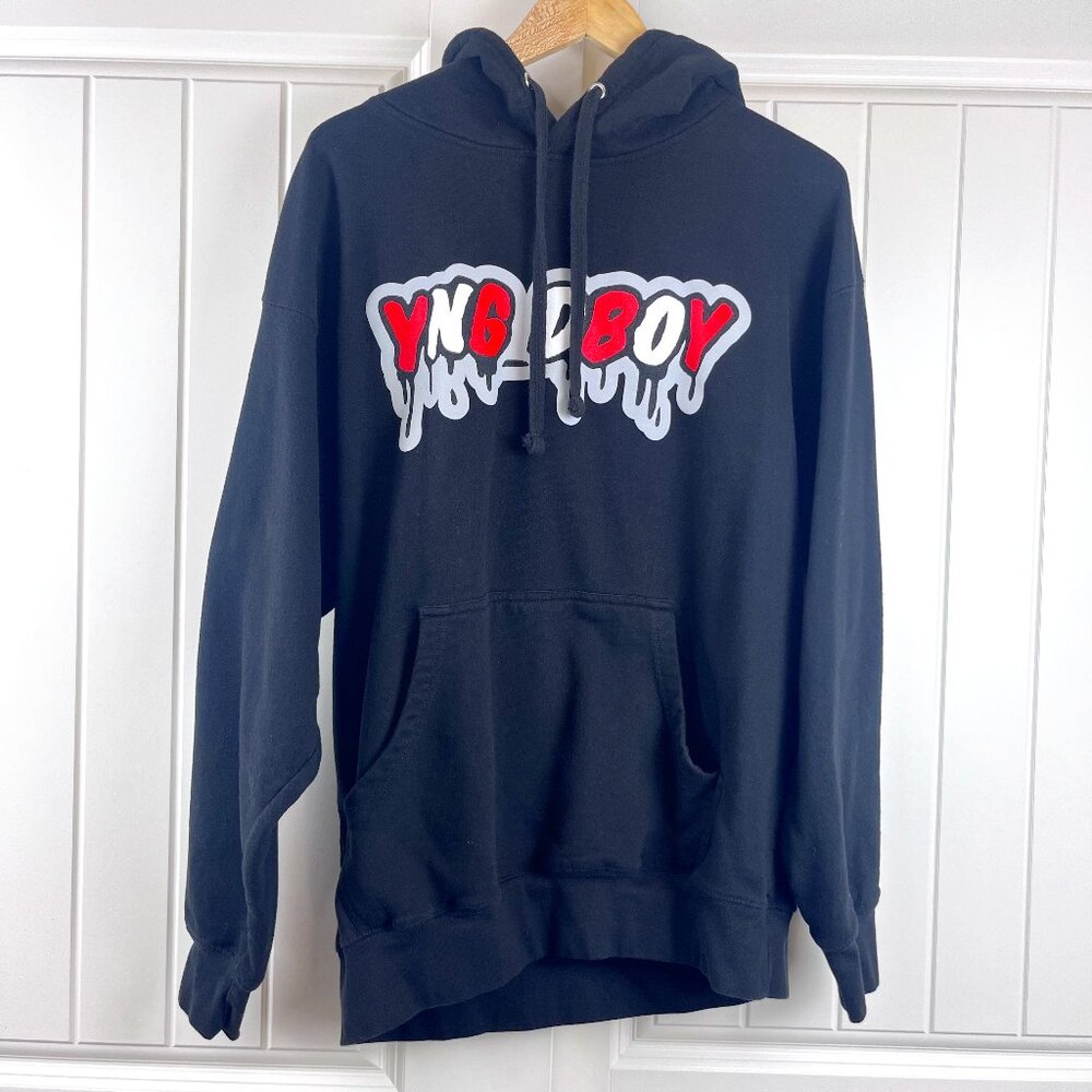 Black BMX "YNG DBOY" Hoodie Men's Size XL